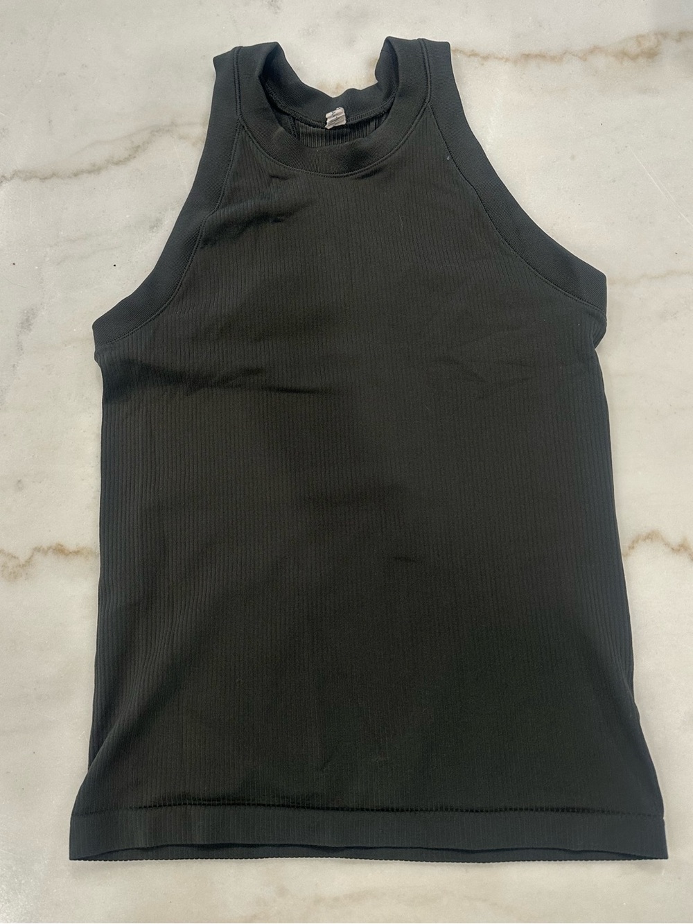 Athleta Renew Racerback tank - forest green